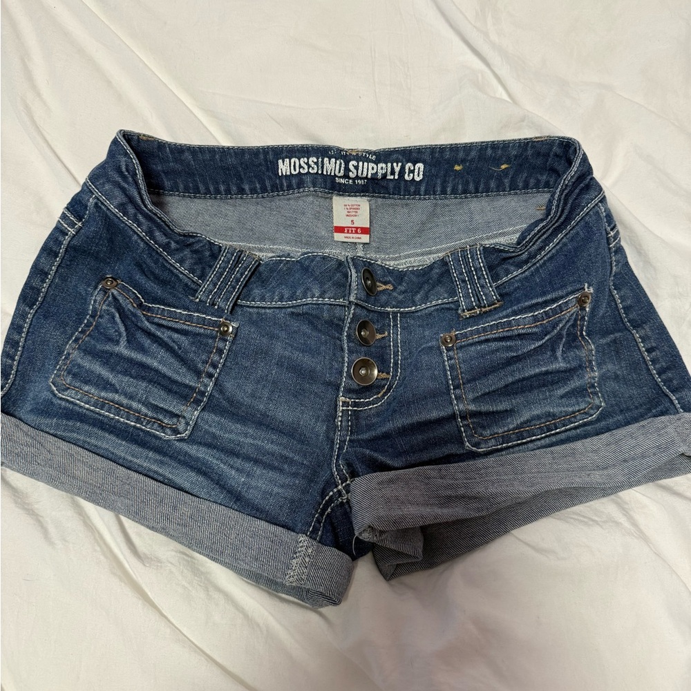 Mossimo Supply Co. Women's Dark Blue Jean Shorts